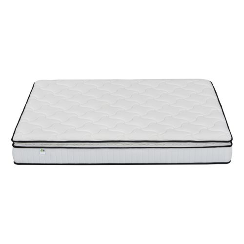 Matelas ressorts + surmatelas 140x190cm avec mémoire de forme CLEOPATRE ép.22 cm vue de profil