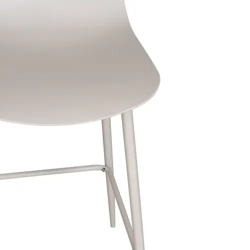 Tabouret de bar H63 MILA Beige vue accessoires