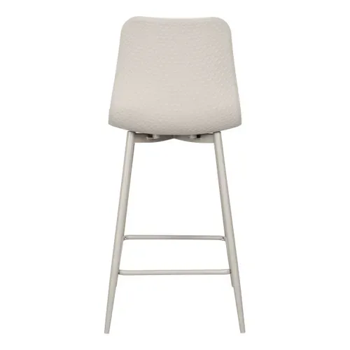 Tabouret de bar H63 MILA Beige vue de derrière