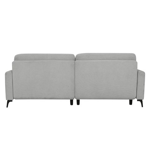 Canapé d'angle convertible LAURY tissu Davis droit