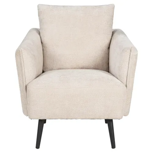 Fauteuil ARCHIE tissu crème