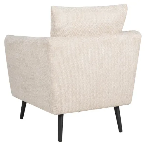 Fauteuil ARCHIE tissu crème