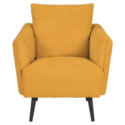 Fauteuil ARCHIE tissu jaune