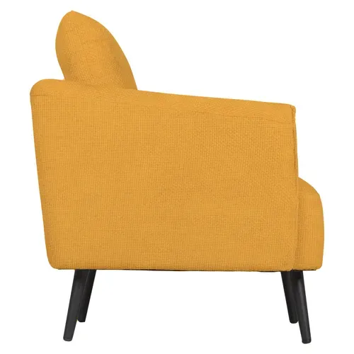 Fauteuil ARCHIE tissu jaune