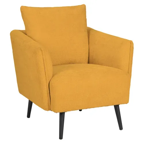 Fauteuil ARCHIE tissu jaune