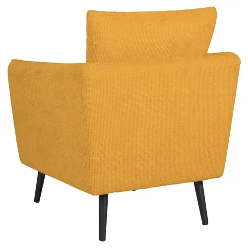 Fauteuil ARCHIE tissu jaune