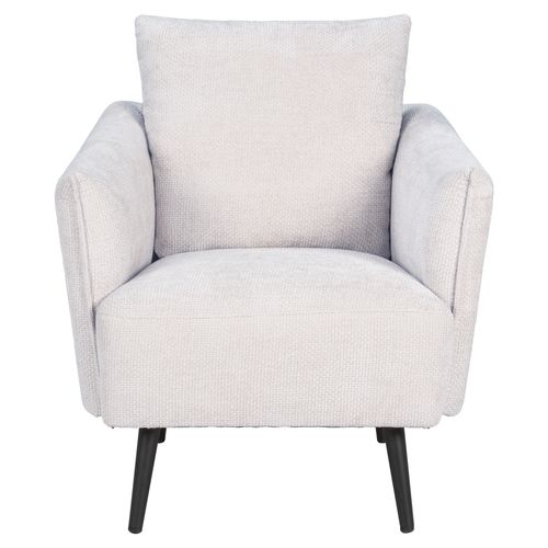 Fauteuil ARCHIE tissu gris clair