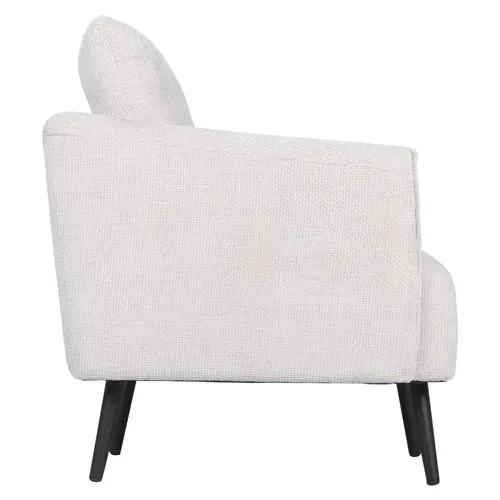 Fauteuil ARCHIE tissu gris clair