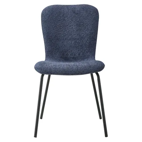 Chaise ZELIE Bleu vue de face