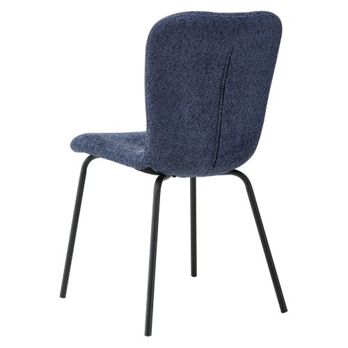 Chaise ZELIE Bleu vue de derrière