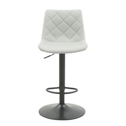 Tabouret de bar CHRIS Gris / Noir