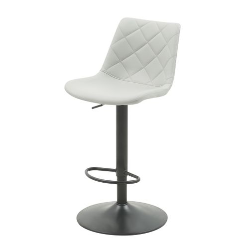 Tabouret de bar CHRIS Gris / Noir