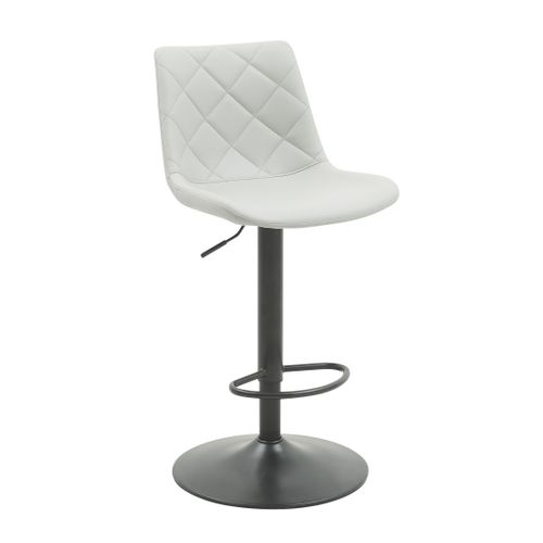 Tabouret de bar CHRIS Gris / Noir