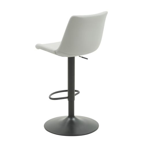 Tabouret de bar CHRIS Gris / Noir