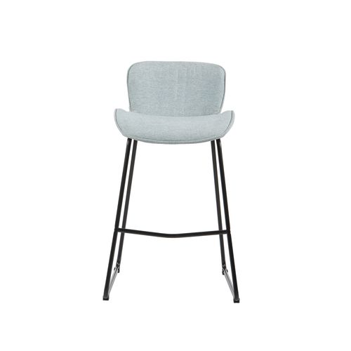 Tabouret Bar H 66 ACHILLE Gris vue de face