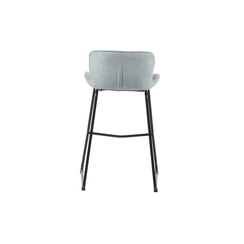 Tabouret Bar H 66 ACHILLE Gris vue de derrière