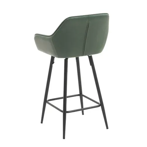 Tabouret de bar TOM Vert vue de derrière
