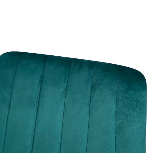 Lot de 2 tabourets de bar H.66 cm VELUTTO vert