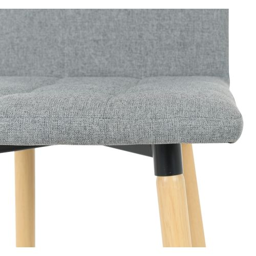 Lot de 2 tabourets de bar H. 63 cm MEVIK Gris clair