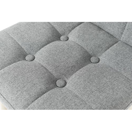 Lot de 2 tabourets de bar H. 63 cm MEVIK gris foncé vue détaillée