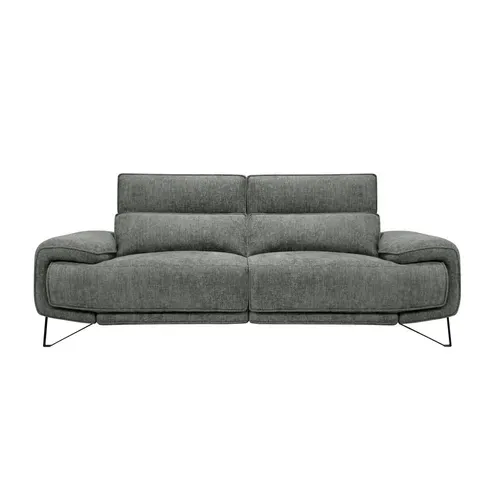 Canapé 2,5 places Maxime tissu gris foncé