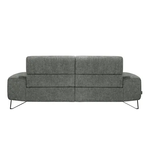 Canapé 2,5 places Maxime tissu gris foncé