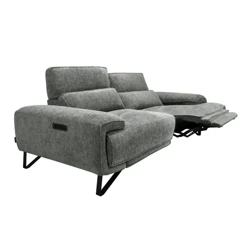 Canapé 2,5 places Maxime tissu gris foncé