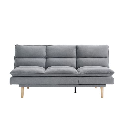 Banquette convertible 3 places ARAS tissu gris