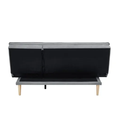 Banquette convertible 3 places ARAS tissu gris