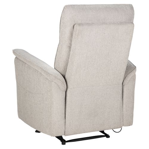 Fauteuil relax manuel MARLON tissu gris clair