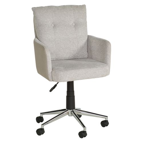 Fauteuil de bureau ANAIS Bicolore gris clair et foncé