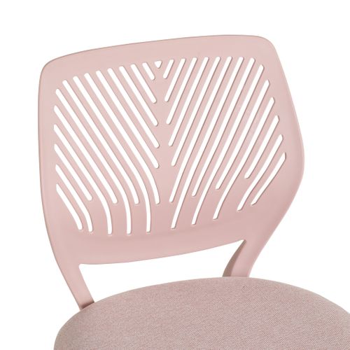 Chaise dactylo LOISE Rose vue détaillée
