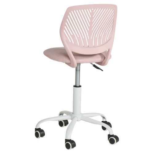 Chaise dactylo LOISE Rose vue de derrière