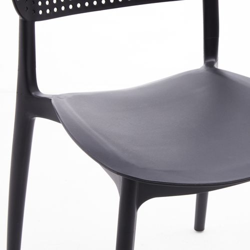 Chaise CLAUDINE Noir