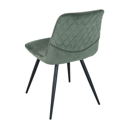 Chaise BERENICE Kaki vue de derrière
