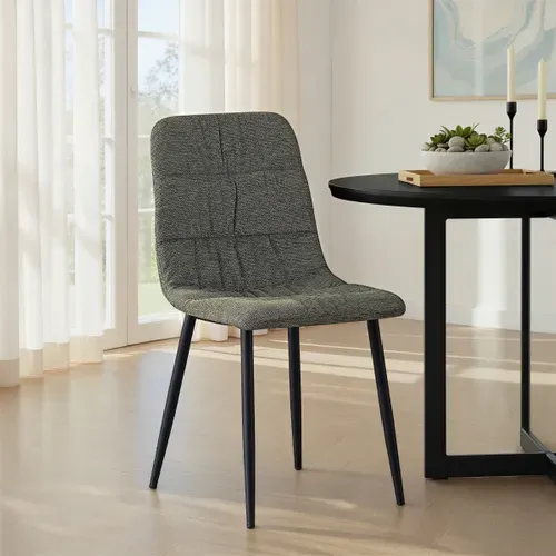 Chaise DORIANE Kaki vue d'ambiance 1