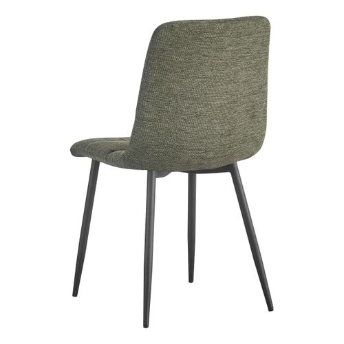 Chaise DORIANE Kaki vue de derrière