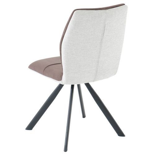 Chaise FANNY Gris vue de derrière