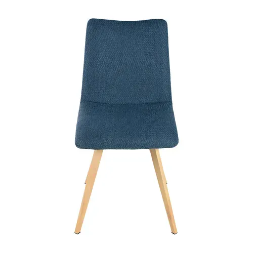 Chaise SUZANNE Bleu vue de face