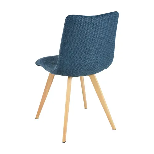 Chaise SUZANNE Bleu vue de derrière