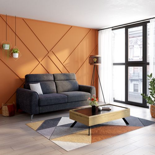 Canapé convertible 3 places DREAMY gris