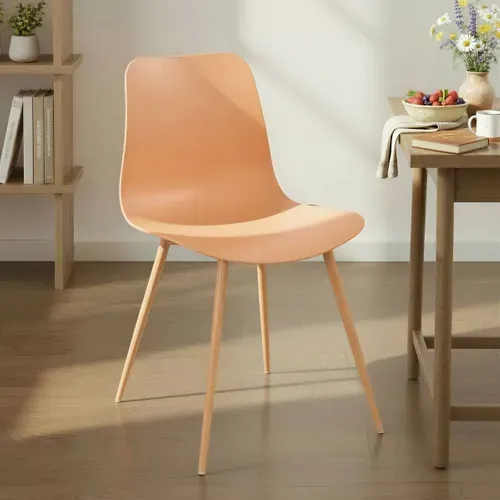 Chaise MILA Corail vue d'ambiance 1