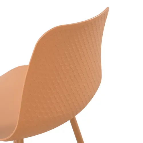 Chaise MILA Corail vue détaillée