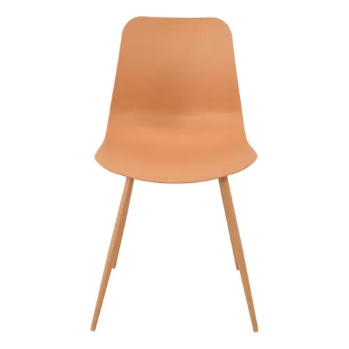 Chaise MILA Corail vue de face