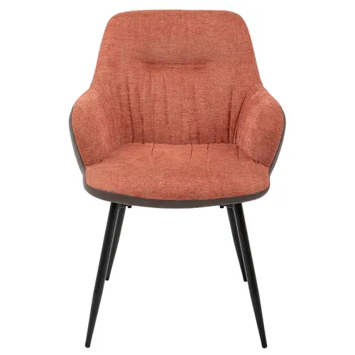Fauteuil LAURINE Rose vue de face