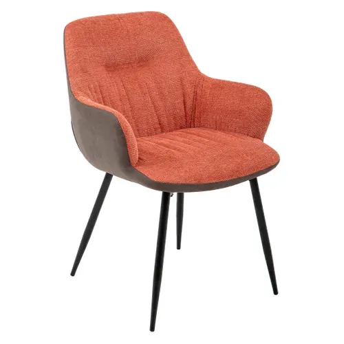 Fauteuil LAURINE Rose vue 3/4