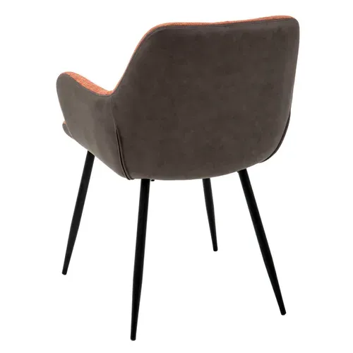 Fauteuil LAURINE Rose vue de derrière