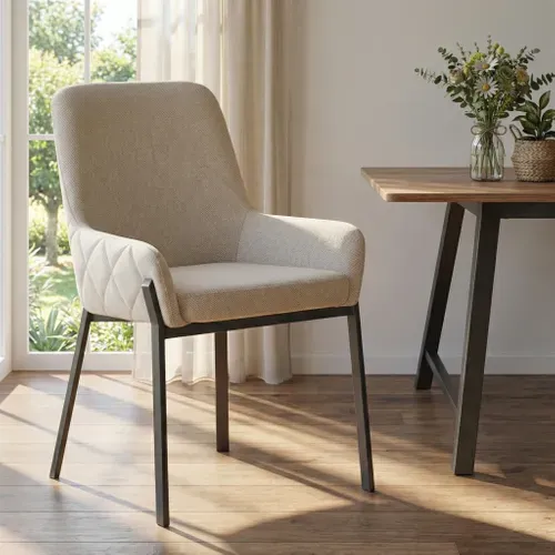 Chaise VALENTINA Blanc vue d'ambiance 1
