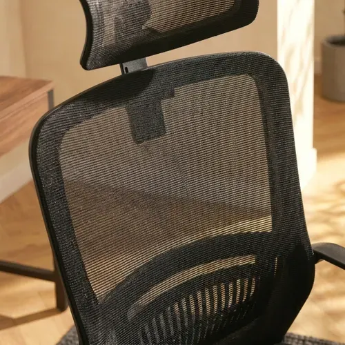 Fauteuil de bureau ergonomique BASTIEN noir