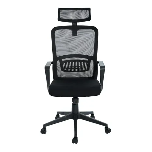 Fauteuil de bureau ergonomique BASTIEN noir